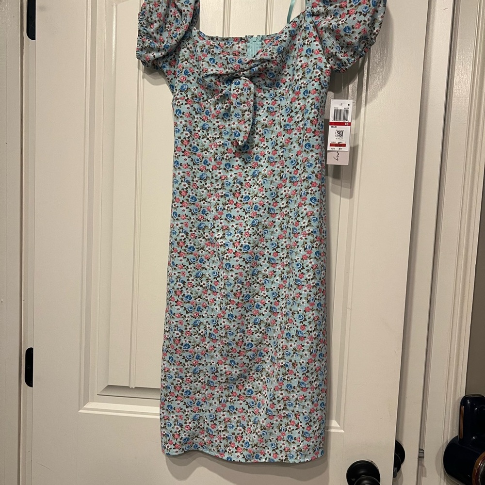 Floral Puff Sleeve Dress